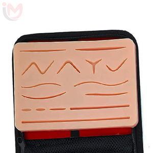 Kit d'entraînement à la suture avec coussin d'entraînement en silicone et instruments en acier inoxydable pour étudiants en médecine - Product Image 3