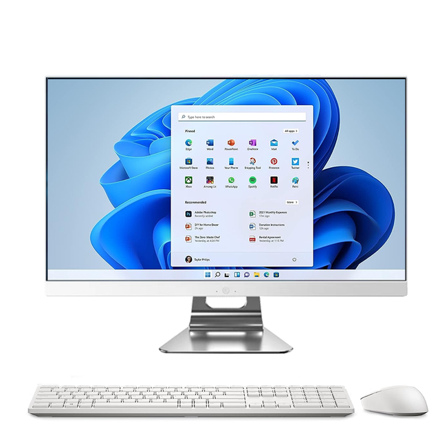 27" Core i7 11390H DDR4 16GB 512GB SSD UPS Desktop All-in-One Pc Gaming Complete All in One Desktop Computer Monoblock Pc