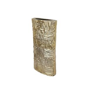 Wholesale Premium Aluminium Gold Modern Tabletop <b>Vase</b> for Luxury Home & Wedding Decor Stylish Centerpiece <b>Unique</b> Gift Idea - Product Image 1
