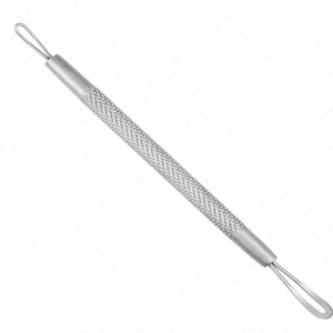 Extracteur de points noirs et d'acné en acier inoxydable à double extrémité, outil professionnel d'élimination des comédons pour les soins de la peau du visage, 1 pièce - Product Image 2