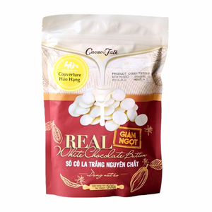 Venta al por mayor, envío directo de fábrica, HALAL OEM/ODM, botón de chocolate blanco puro auténtico, 40% cacao, 1KG, galletas, bizcochos, ¡oferta caliente! - Product Image 1