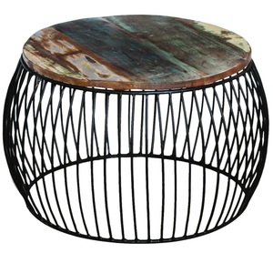 Best Bulk Selling Modern Coffee <b>Table</b> Metal & Wood Eco-Friendly Durable Indoor Living Rooms Office Use - Product Image 1