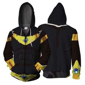 Sudadera con Capucha Sublimada de Moda con Cremallera o sin Cremallera, Impresión Completa de Alta Definición para Tiendas en Línea - Product Image 2