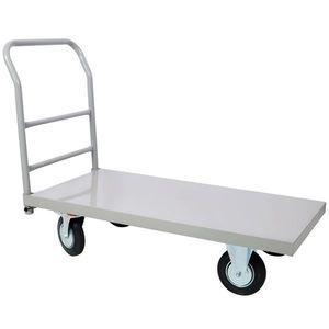 Carrello Industriale Robusto con Ruote Piatte in Acciaio 24 X 48, Capacità 2000 lb, Carrello a Mano con Pianale Liscio - Product Image 4