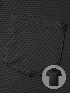 Camiseta de Verano con Bolsillo Antiarrugas, Personalizada con Logotipo, Uniforme de Empresa para Hombre, Manga Corta - Product Image 4