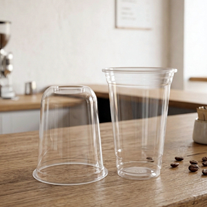 Gobelets en plastique transparent jetables avec couvercles en dôme, gobelets en PP de 12 et 16 oz pour café glacé, thé, smoothie, boissons - Product Image 2