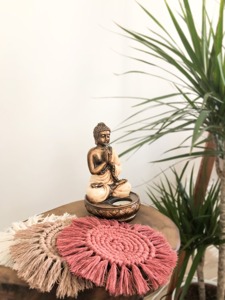Handmade Brown Color Macrame Placemats Decorative <b>Table</b> Mats Perfect for Modern Home and Gifting Purpose <b>Table</b> <b>Protector</b> - Product Image 4