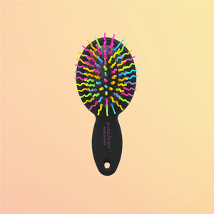 [JWORKS EXT] EYECANDY RAINBOW VOLUME S MINI HAIRBRUSH Mini Detangling Hair <b>Brush</b> Portable Travel Comb With Mirror Korea - Product Image 4