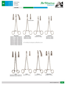 Porte-aiguilles manuels réutilisables A-1 VERITAS Crile-Murray 15 cm en acier inoxydable, instruments de suture |   Ensemble d'instruments certifié CE - Product Image 6