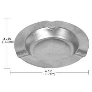 Custom Retro Alloy Metal <b>Ashtray</b> Creative Casting Design For Promotional Gifts Metal Crafts Product With Silver Antique Finished - Product Image 5