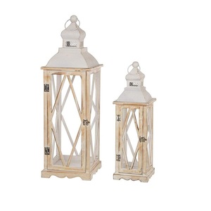 Farol de Madera Decorativo para Espacios Acogedores, Decoraciones de Boda, Ocasiones Festivas y Adornos para el Hogar - Product Image 6