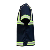 Camisetas de Trabajo de Manga Corta de Alta Visibilidad Personalizadas OEM de Alta Calidad, Ropa de Seguridad Reflectante Transpirable para Hombre de Buena Calidad
