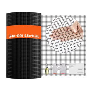 Hardware Cloth 24 X 100 Chicken <b>Wire</b> Fence Roll 19 Gauge Galvanized <b>Wire</b> <b>Mesh</b> with Vinyl Coating <b>Garden</b> Netting - Product Image 5