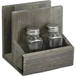 Porte-serviettes en bois rustique pour table à manger, décoration de la maison et de la cuisine, porte-serviettes en bois naturel pour comptoir de cuisine, organisateur de table - Product Image 4