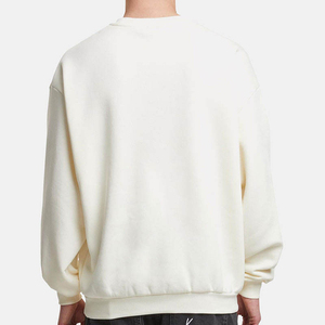 Sudadera para Hombre al por Mayor con Logotipo Personalizado, 350 g/m², Gruesa, de Alta Calidad, Lisa, Tallas Grandes, Cuello Redondo - Product Image 2