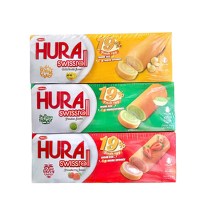 Rouleau suisse Hura saveur fraise 180g, gâteau à la crème de fraise moelleuse, prix compétitif, exportation en gros - Product Image 4