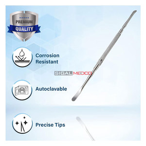 Élévateur périosteal FREER dentaire à double extrémité, en acier inoxydable de qualité OR, à pointe acérée et à extrémité mousseuse, pour implantation orale - Product Image 3
