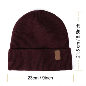 Top Quality Thick Warm Outdoor Cheap Price Beanies <b>Cap</b> Hot Sale <b>Plain</b> Blank Outdoor Beanie <b>Caps</b> In Bulk Quantity - Product Image 2