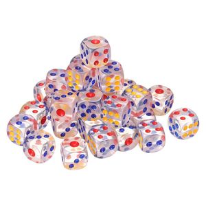 Dés de jeu D6 standard faits à la main en résine, écologiques, portables, à six faces, en acrylique, à coins arrondis, pour le jeu Yahtzee - Product Image 4