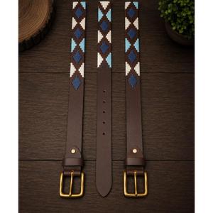 Cinturones de Moda para Hombre de Diseños Duraderos con Diseños Personalizados, Cinturón de Cuero Genuino Color Marrón con Hebilla de Latón Dorado, Gran Venta - Product Image 2