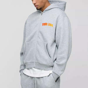 เสื้อฮู้ดดี้ผู้ชายดีไซน์ล่าสุด OEM คุณภาพสูง ผ้าฝ้าย 100% กระเป๋าจิงโจ้ ทรงหลวม ใส่สบาย เหมาะสำหรับกิจกรรมกลางแจ้ง - Product Image 1