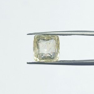 Zafiro amarillo natural de 6.54 quilates, talla cojín, de Sri Lanka, piedras sueltas para la fabricación de joyas y anillos YSCIH-103 - Product Image 2
