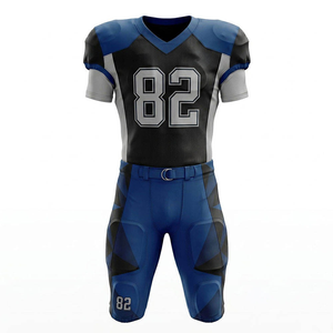 Uniformes de Fútbol Americano Personalizados por Sublimación, Transpirables, de Talla Grande, Manga Corta, de Secado Rápido para Adultos - Product Image 1