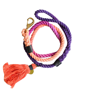 Laisse pour chien en corde de coton tressée, solide, taille moyenne, pour la promenade quotidienne - Product Image 3