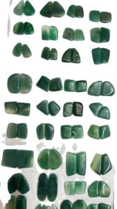 Paire de boucles d'oreilles multi-formes en onyx vert de qualité AAA de taille personnalisée Bijoux en onyx vert naturel pour prix de gros - Product Image 3