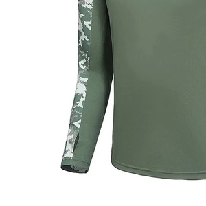 เสื้อเชิ้ตตกปลาแขนยาวคุณภาพสูงสำหรับผู้ชาย ลายพิมพ์ซับลิเมชั่น ป้องกันรังสียูวี ระบายอากาศได้ดี เหมาะสำหรับกิจกรรมกลางแจ้ง - Product Image 2
