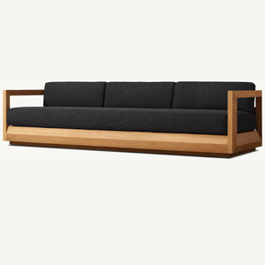 Paloma Teak <b>Sofa</b> furniture <b>for</b> seating capacity of three people or more, customized size can be inside or outside the house - Product Image 1