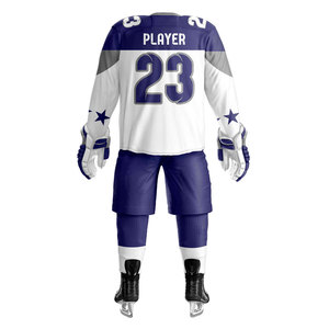 Produit phare : Uniforme de hockey sur glace, prix de gros, uniforme de hockey sur glace 100% polyester - Product Image 3