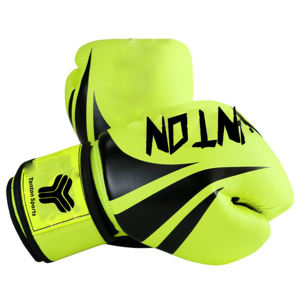 Custom Premium Leather Boxing <b>Gloves</b>-Shock Absorbing Waterproof UV Protection Adjustable Wrist Strap for Training Sparring - Product Image 1