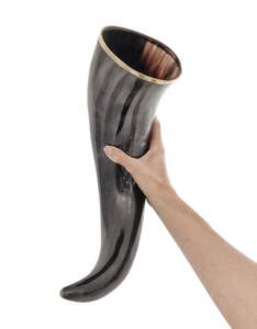 Cuerno Vikingo para Beber de Diseño Natural Nórdico con Soporte, Diseño Único, Se Acepta Logotipo Personalizado, Cuerno Vikingo para Beber de Alta Calidad - Product Image 6