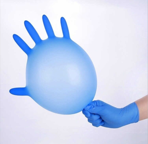 Gants médicaux en gros pour usine, gants de protection médicale, gants jetables en nitrile bleu sans poussière pour laboratoire et hôpital - Product Image 5