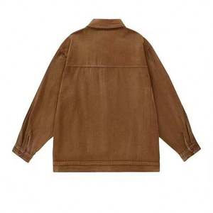 Men's Hooded Denim <b>Jacket</b> with Single Button Closure Breathable & Quick Dry 100% Cotton Fabric - Product Image 2