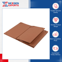 Porte-menu de restaurant en cuir PU de haute qualité, pliable en trois, avec logo personnalisé, par un revendeur de premier plan – Nexgen Exports