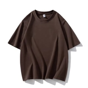 เสื้อยืดคอกลมโอเวอร์ไซส์ผ้าถักเนื้อหนัก 230 กรัม ปี 2025 พร้อมกระเป๋าเสื้อ  โลโก้สั่งทำได้ คุณภาพสูง ผลิตจากผ้าฝ้าย สำหรับผู้ชาย - Product Image 2