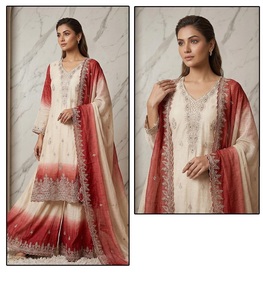 Colección completa de Salwar Kameez con relleno de chifón Simmer disponible a precio de mayorista. - Product Image 4