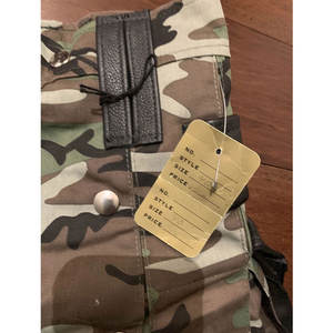Kilt en toile à motif camouflage pour homme avec accents en cuir personnalisés, vente en gros 2026 - Product Image 3