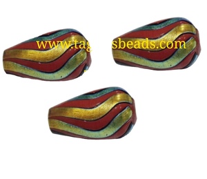 Surtido de alta calidad 10mm diseño de flor azul cristal suelto técnicas hechas a mano precio competitivo indio genuino - Product Image 1