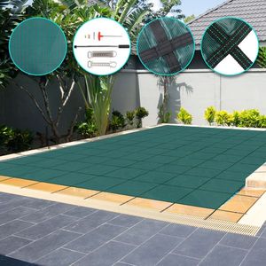 Copertura per Piscina Rettangolare Verde 18x36ft, Prodotto Durevole nella Categoria Coperture e Avvolgitori per Piscine - Product Image 1