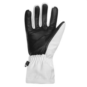 Guantes de Esquí de Dedo Completo, Blancos y Negros, de Cuero PU, Aislantes Térmicos, con Cierre de Cremallera, Unisex, para Invierno y Actividades al Aire Libre - Product Image 2