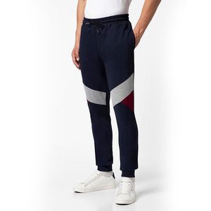 Pantalon de jogging personnalisé avec logo brodé pour hommes, fabricant OEM Bangladesh, 280 g/m², French Terry, coupe ajustée, Europe - Product Image 2