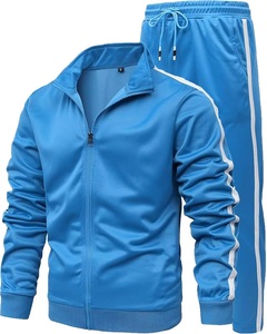 Ensemble de survêtement décontracté à capuche pour homme, 100 % polyester, sweat-shirt et pantalon, vêtements de sport, polaire épais, vente en gros OEM - Product Image 1