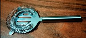 Direct Sales Professional Bartender Stainless Steel Cocktail Strainer for Mocktail Wine Drinks Hawthorne Rod <b>Bar</b> Strainer - Product Image 6