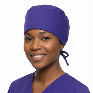 Casquette chirurgicale en coton à pois imprimés, ajustable, unisexe, avec logo personnalisé, détection d'aiguilles, fusion sans couture pour hôpital - Product Image 3