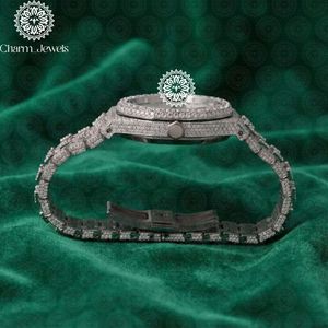 Charm_Jewels Luxury Tonneau Stainless Steel <b>Watch</b> 38mm Analog Quartz Sapphire Crystal Unisex Folding Clasp - Product Image 3
