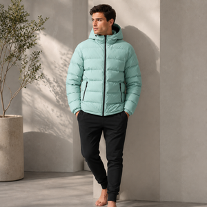 Veste d'hiver matelassée conçue pour une chaleur respirante et un superposition confortable, au style pratique pour la vie quotidienne active et urbaine. - Product Image 6