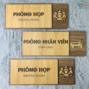 Letrero Decorativo de Madera para Colgar, Placa Personalizada para Puerta o Pared, Estilo Rústico, Decoración para Hogar, Oficina o Cafetería - Product Image 2